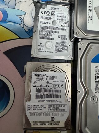 Lote Discos Duros HDD Hitachi Seagate Toshiba WD