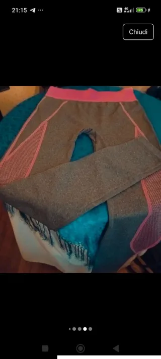 Completo palestra top e leggings tg S/M