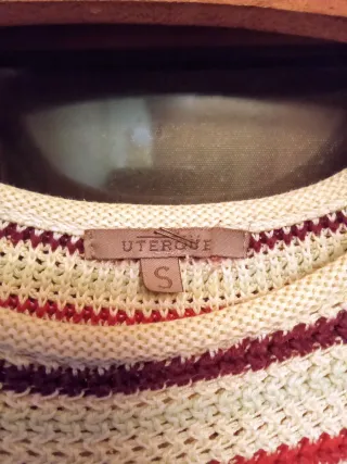 Vestido largo invierno vintage rayas