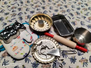 Lote repostería: moldes y utensilios