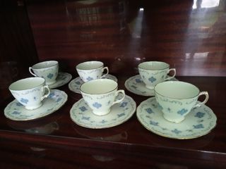 Vendo tazas té inglesas de porcelana nuevas, 10 €