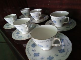 Vendo tazas té inglesas de porcelana nuevas, 10 €