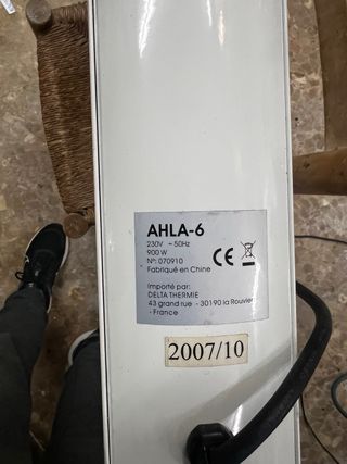 Calefactor bajo consumo