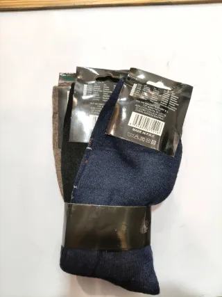 Meias De Lã Homem Tamanhos 40-46 Quentinhas