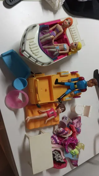 Lote de muñecas y accesorios Polly Pocket