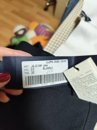 Pantalón Armani Jeans Negro Talla 32