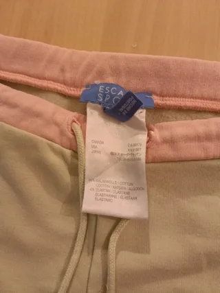 Pantalones Escada Sport Mujer Verde y Rosa