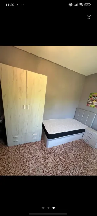 Armario grande madera oferta