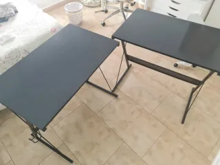 Escritorio Gaming Negro y Azul