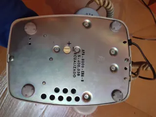 Teléfono antiguo de disco CTNE