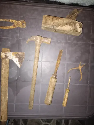 Herramientas antiguas de carpintería