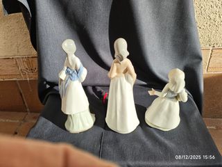 Conjunto figuras porcelana esmaltada