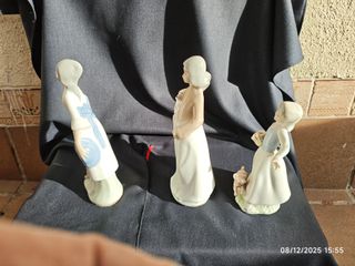 Conjunto figuras porcelana esmaltada