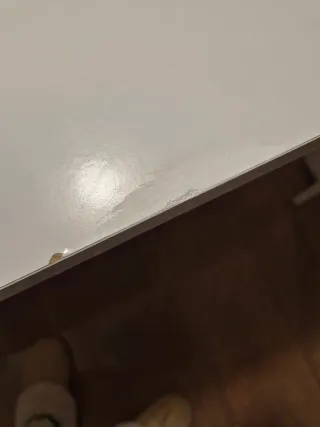 Mesa de comedor blanca extensible