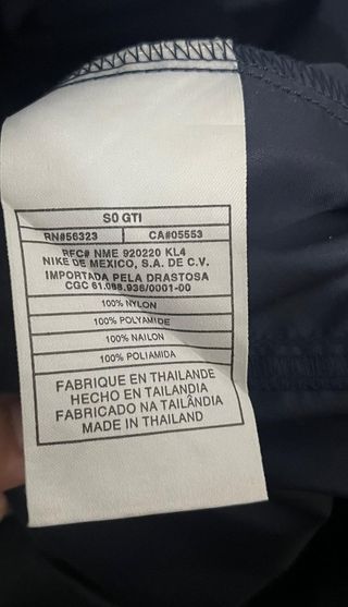 Chaqueta Nike Azul y Verde