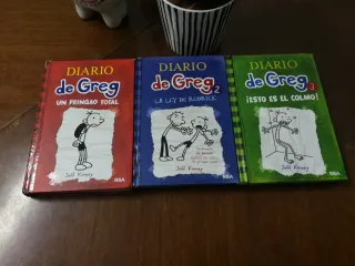 Lote de 3 libros del Diario de Greg