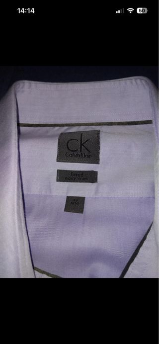 Camicia uomo Calvin Klein lilla