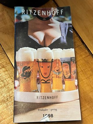 Vaso de cerveza Ritzenhoff – Michael Sieger 1998