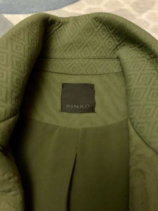 Giacca Pinko verde trapuntata
