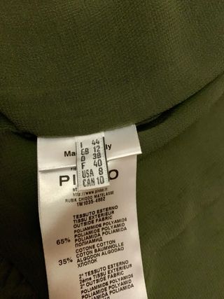 Giacca Pinko verde trapuntata