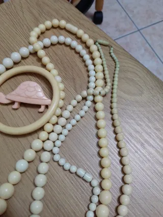 Lotto gioielli vintage in avoriolina