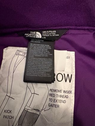 Pantalón esquí niña North Face Talla L