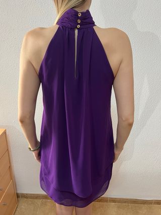 Vestido Sfera Morado Talla M Fiesta