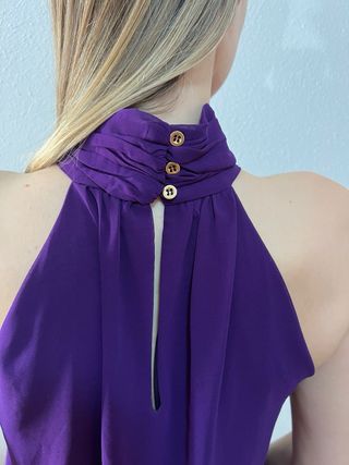 Vestido Sfera Morado Talla M Fiesta