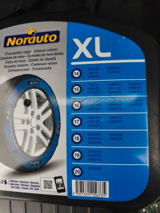Cadenas para nieve Norauto XL sin usar