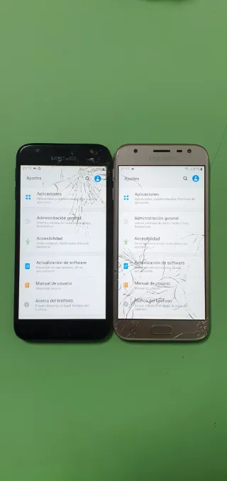 Samsung Galaxy J3 2017 Negro y Plateado