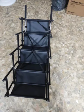 Escalera para coche de perro Pruper negra