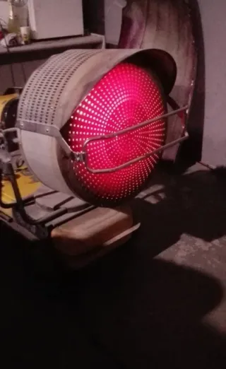 Cañón de calor industrial