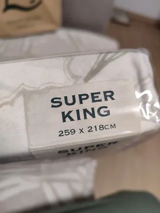 Juego de funda nórdica Super King
