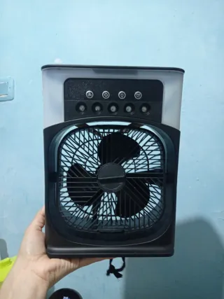 Humidificador Aromaterapia Negro/Transparente