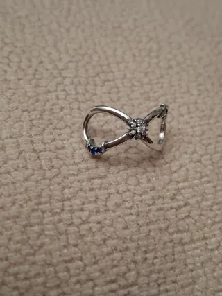 Anillo Plata Infinito con Circonitas.