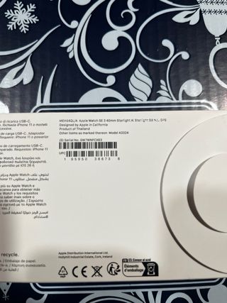 Apple Watch SE 40mm Plata Estrellado (GPS)