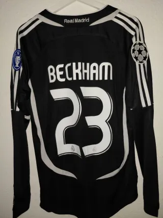 Camiseta fútbol retro manga larga talla M