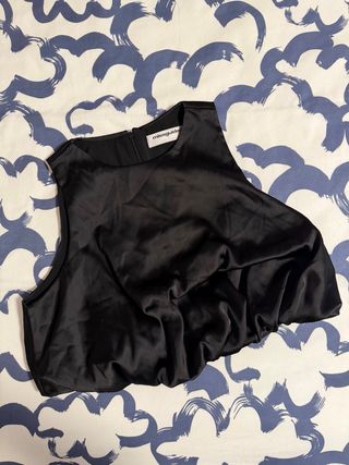 Top Missguided Negro Talla L Nuevo