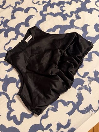 Top Missguided Negro Talla L Nuevo