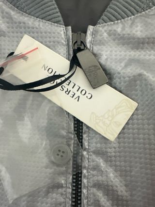 Chaqueta Bomber Versace Collection Plata