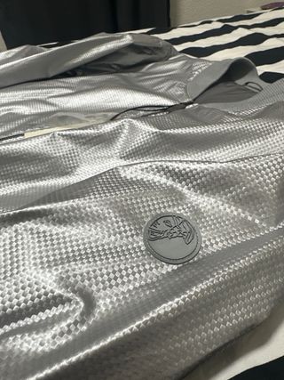 Chaqueta Bomber Versace Collection Plata