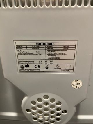 Nevera portátil para casa o coche Mobicool.