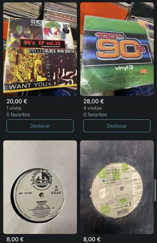 Vinilos makina remember 90s