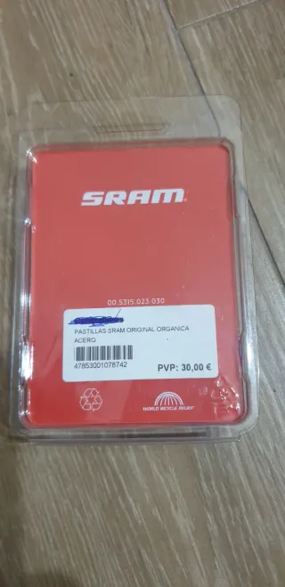 Pastillas Freno SRAM Orgánicas Acero Bici
