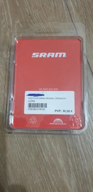 Pastillas Freno SRAM Orgánicas Acero Bici