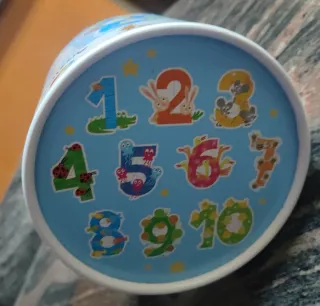 Puzzle infantil progresivo números