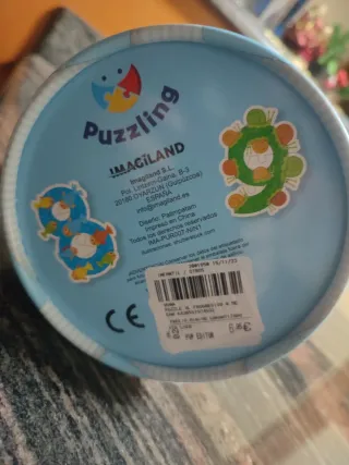 Puzzle infantil progresivo números