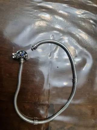 Bracciale Pandora Argento con Charm Stelle Blu