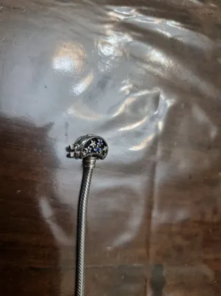 Bracciale Pandora Argento con Charm Stelle Blu