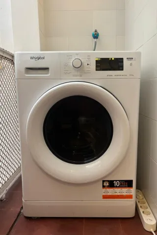 Lavadora Whirlpool Carga Frontal Blanca
